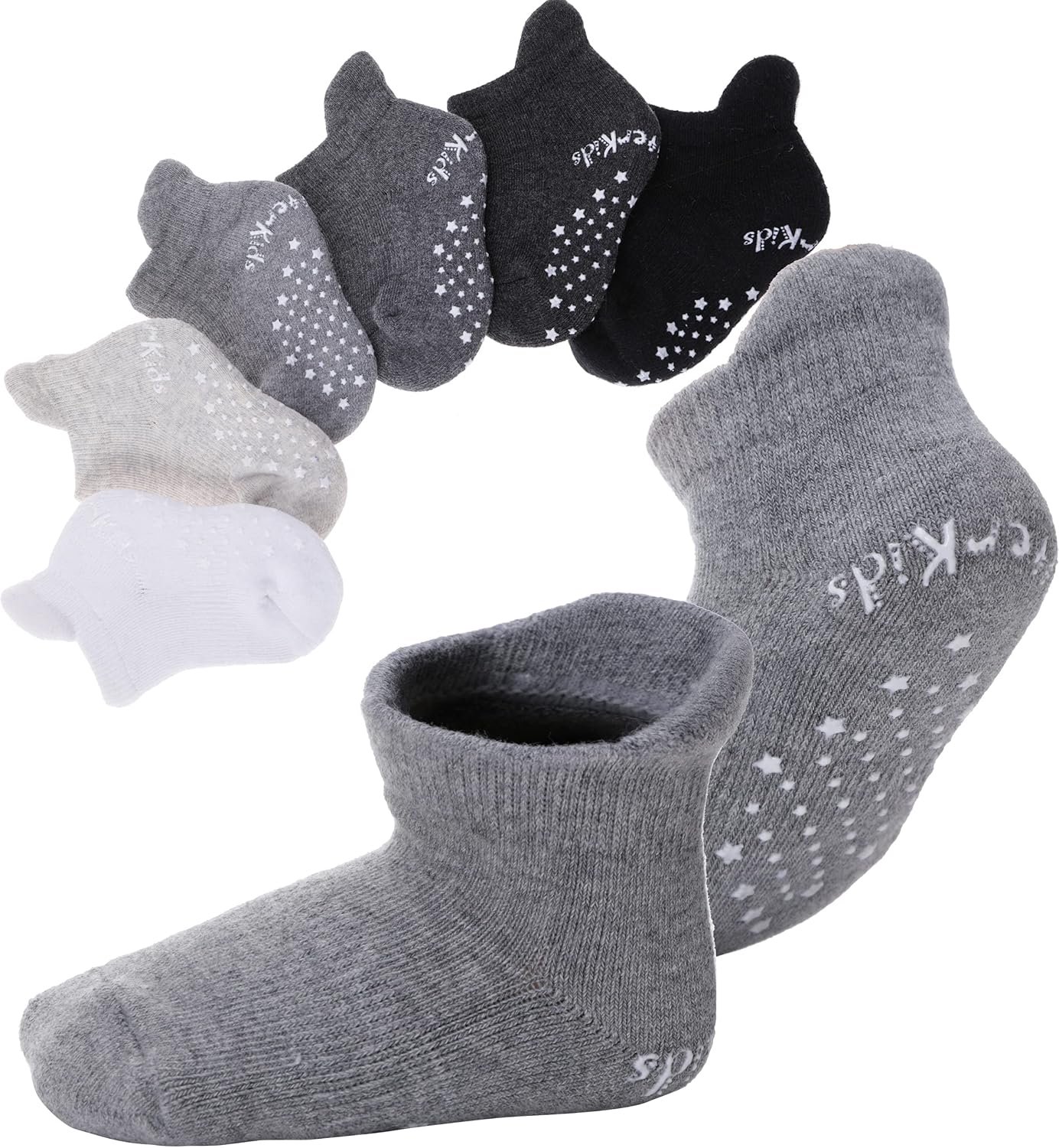 Babysokken met Antislip - Warm & Zacht (6 Paar)