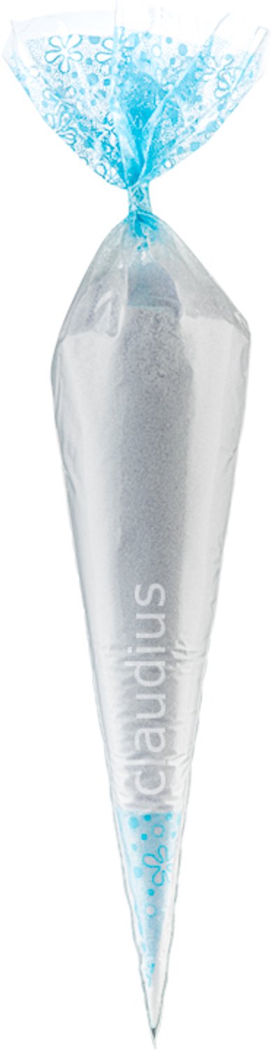 Claudius Scrubzout Lavendel - 500 gram in puntzak blauw - set van 6 stuks - Hydraterende Lichaamsscrub - Body Scrub