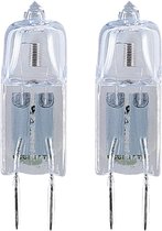 Osram G4 Halogeenlamp 12V - 20W 300lm - Halogeen Lampjes Insteek - Warm Wit Licht - Dimbaar - 10x10x33mm - Per 2 Halogeenlampen