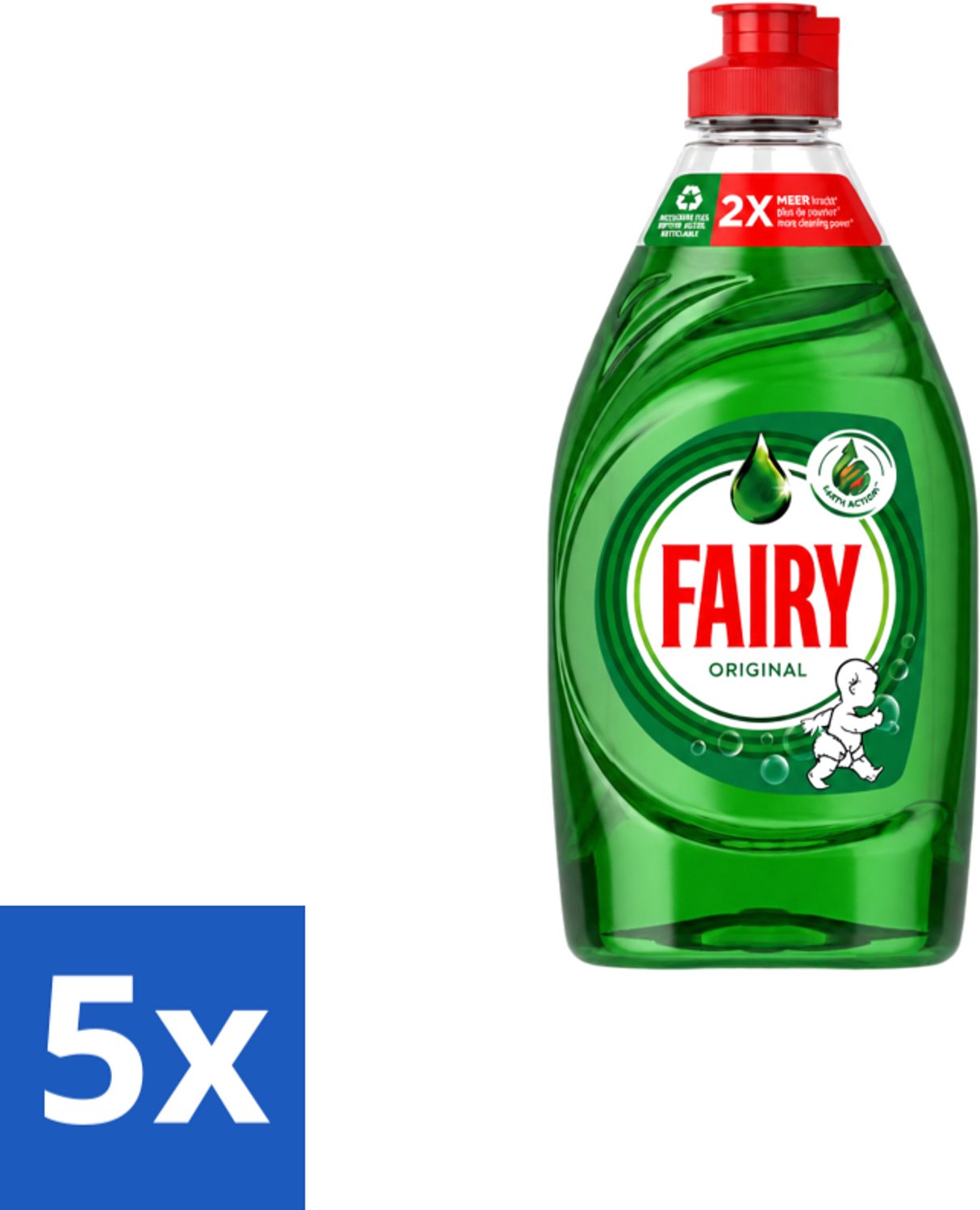 5 x Fairy – Afwasmiddel – Original – 320 ml - Voordeelverpakking - 5 stuks