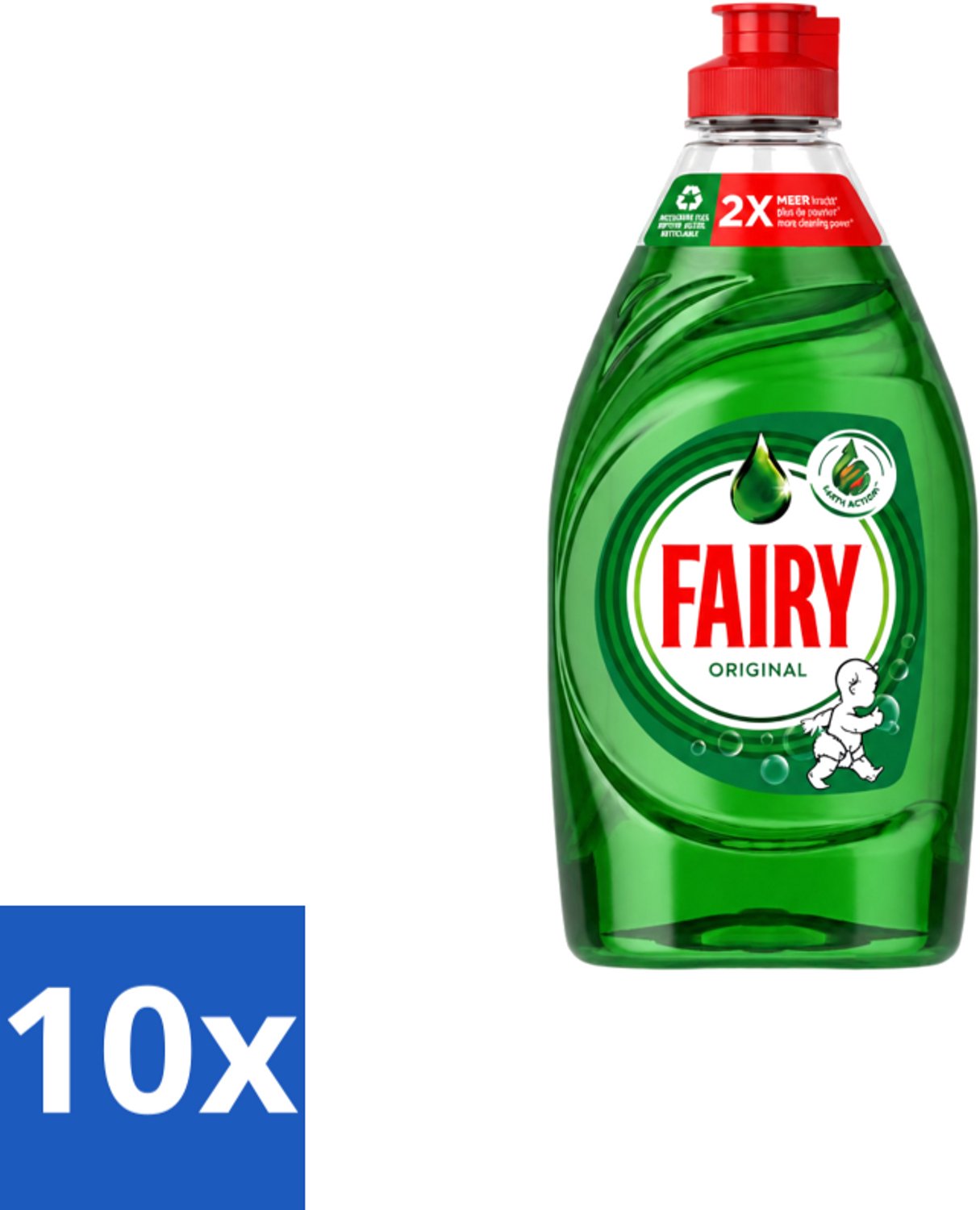 10 x Fairy – Afwasmiddel – Original – 320 ml - Voordeelverpakking - 10 stuks