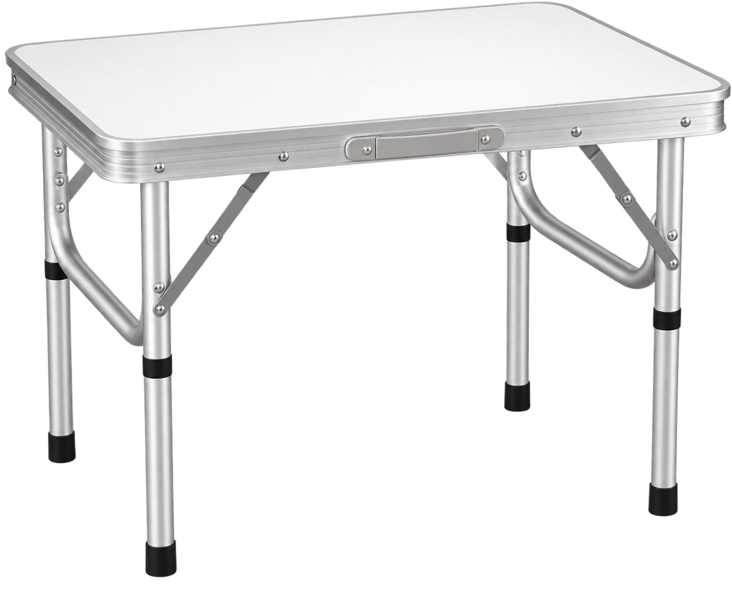 Sellino Opklapbare tafel - Opvouwbare Campingtafel - Klaptafel - Lichtgewicht - Verstelbaar - Aluminium - MDF - 60 x 45 x 56 cm