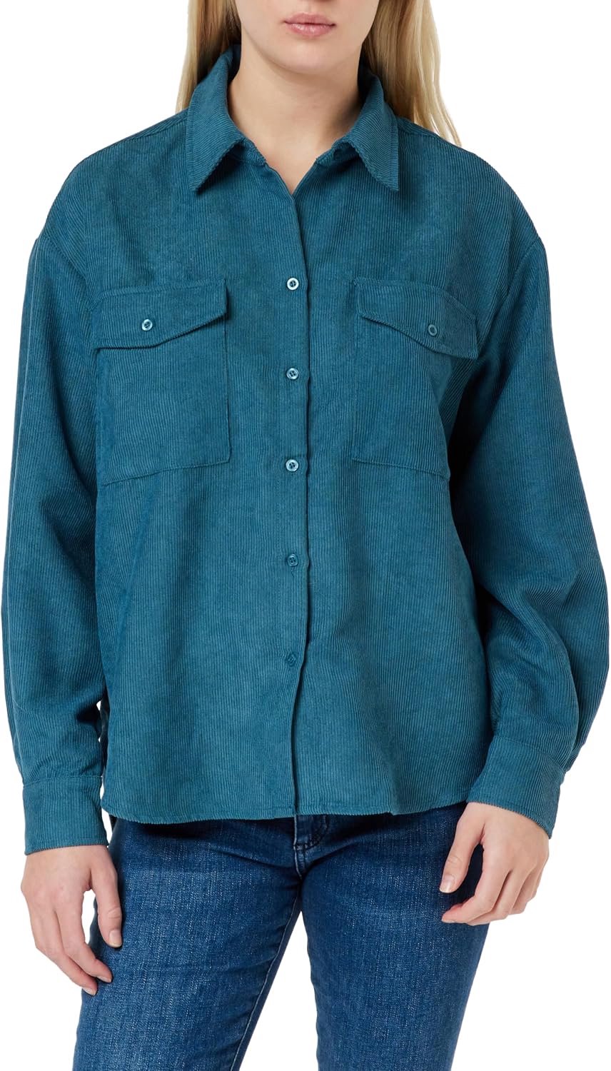 Oversized Shirt met lange mouwen dames Overhemd met lange mouwen