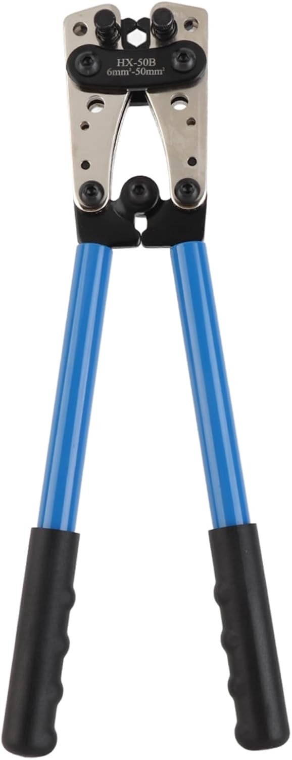 Professionele Crimping Pliers voor Draadverbindingen, Hexagonale Crimp Tools, 6-50 mm², Kabelschoen Crimping, Duurzaam en Efficiënt Gebruik