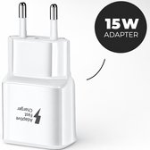 WISEQ USB Adapter – Universele Stekker – USB Stekker Wit – Geschikt voor Samsung, Apple, Huawei, Nokia
