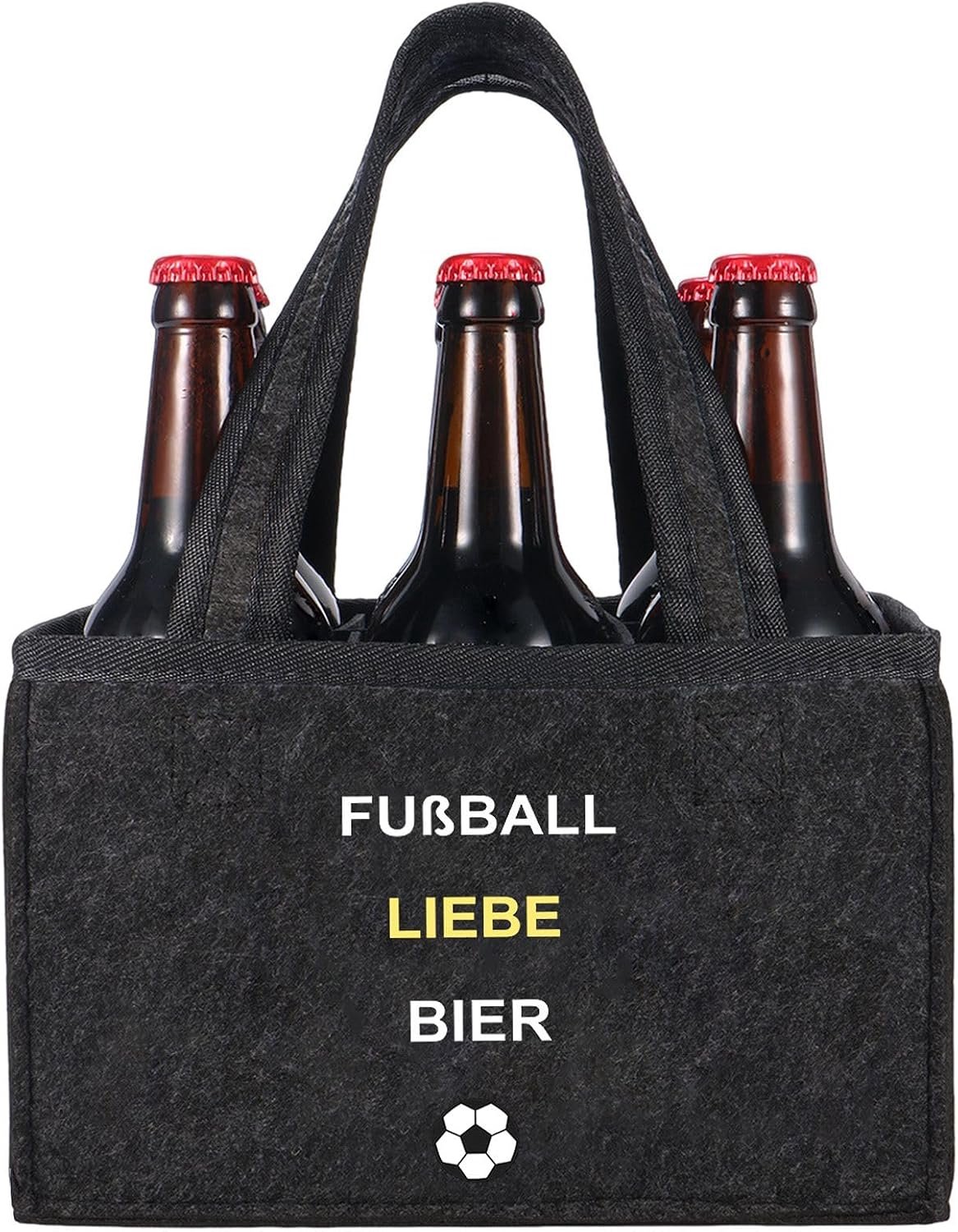 6 stuks, waterdichte dranktas, sporthema draagtas voor speldag, openbare kijken, voetbalfeest, voetbalfans