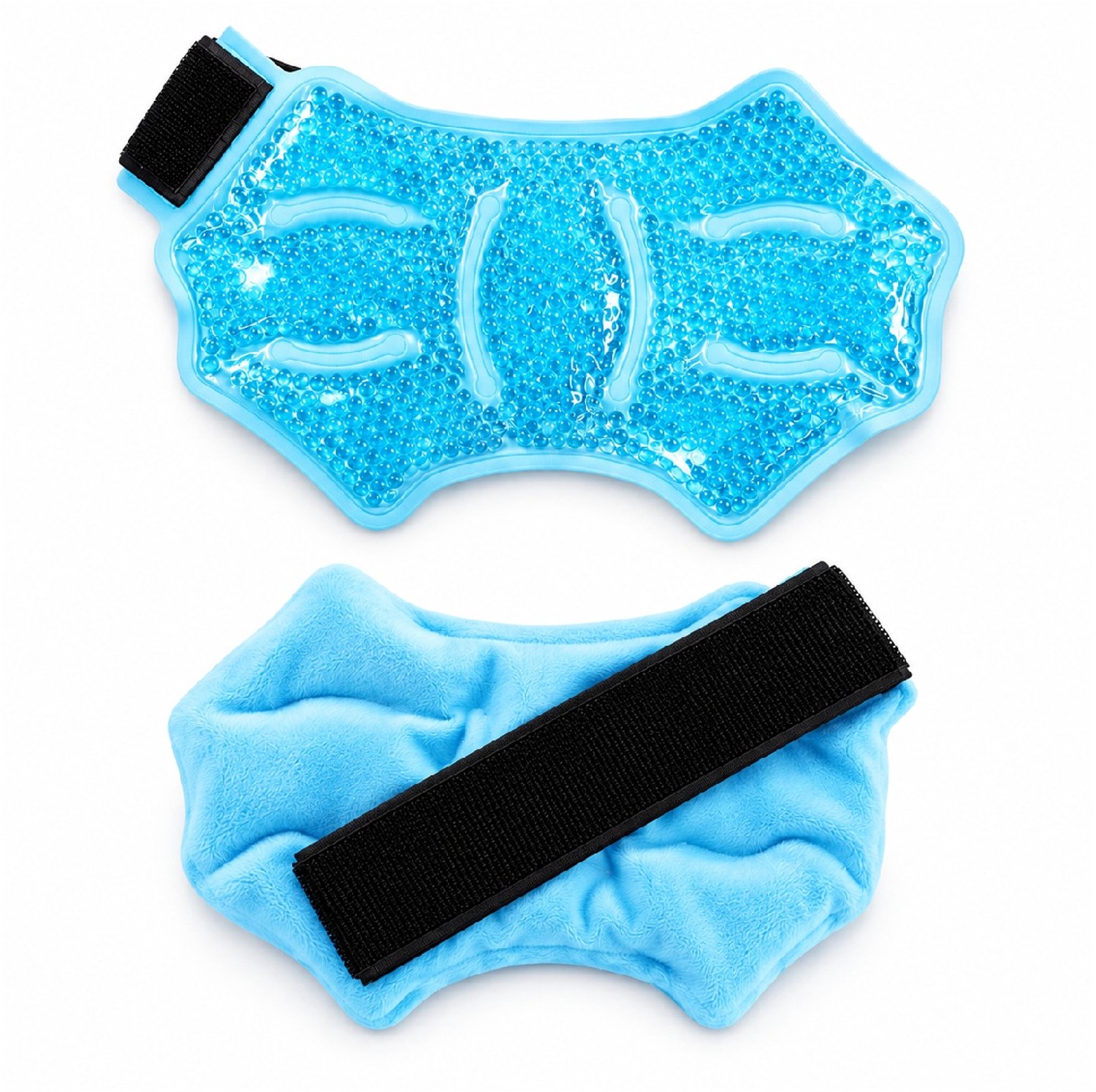 Enkel Ice Pack Warm en Koud – Herbruikbaar Gelkompres – Verstelbare Enkelbrace – Warmte- en Koudekompres voor Enkel en Voet – Bij Zwelling en Spierpijn – Lichtblauw - Unisex
