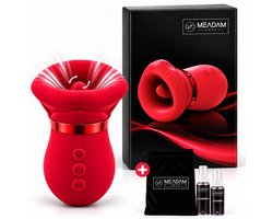 ME'ADAM - Tong Vibrators voor Vrouwen – Clitoris Stimulator met Zuigfunctie – Waterbestendig - Sex toys voor vrouwen - Vibrator