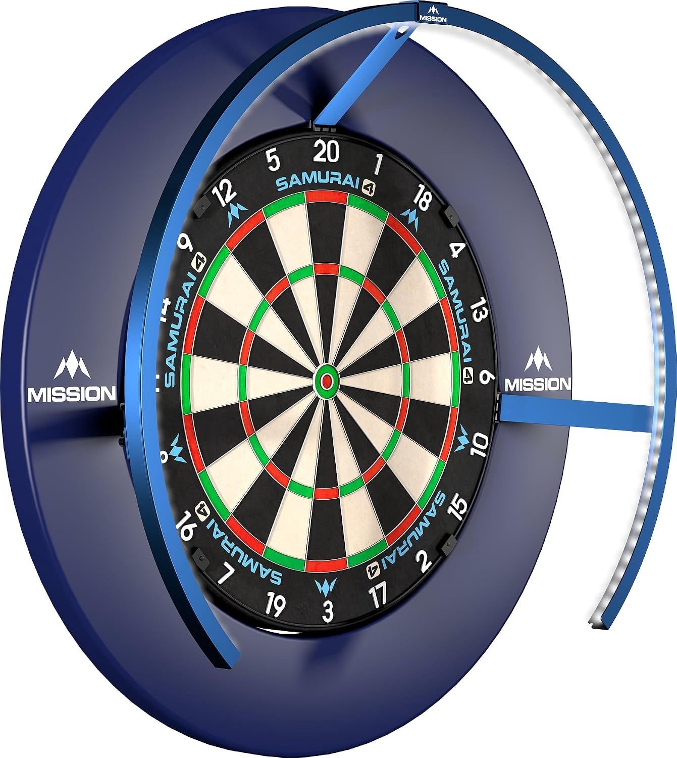 Mission Torus 270 Blauw - Dartbord Verlichting - USB