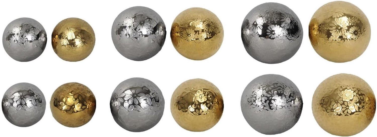 zwemballen 4-6 cm - zilveren porselein - decoratieve zwevende ballen - perfect voor tuinvijvers - Vemera