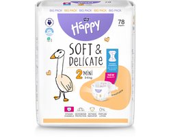 BELLA BABY HAPPY MINI MAAT 2 - MAANDBOX (6 PAKKEN - 468 LUIERS)