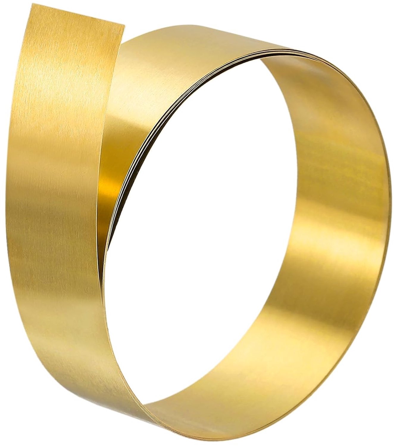 Messing plaatrol 101,6 x 2,5 x 0,5 cm - H62 metaal - goede bewerkbaarheid - ideaal voor knutselwerk en reparaties - m-winkel