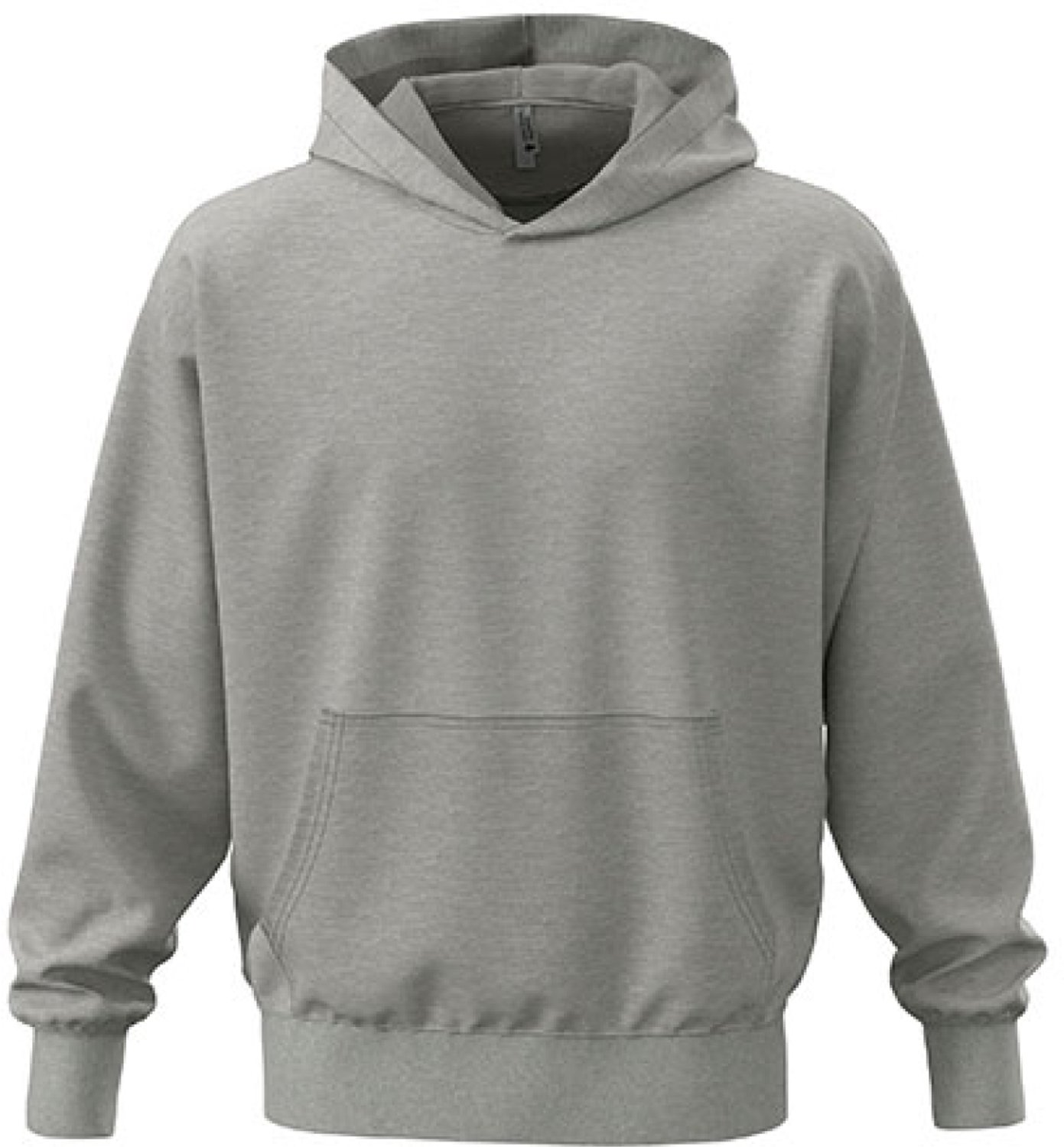 Next Level Apparel - Unisex Heavyweight Hoodie - Heather Grey - XXL
