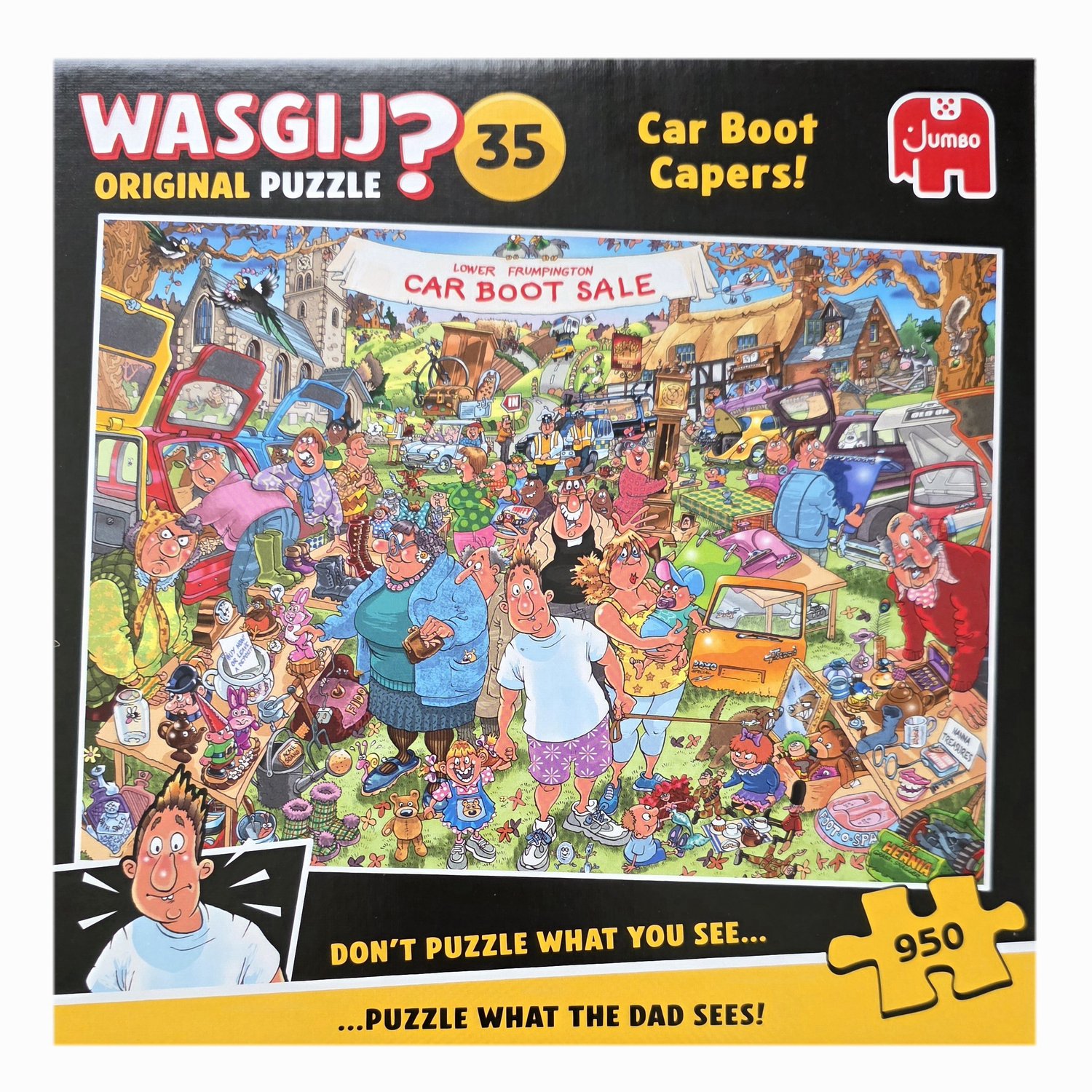 Jumbo - Wasgij orginal 35 - Vlooienmarkt vondsten! - 950 stukjes - Legpuzzel