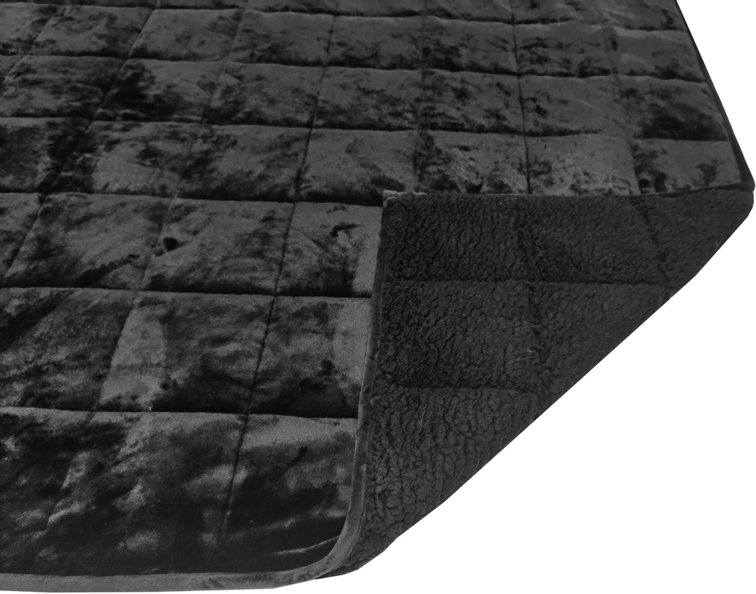 Polar Night Verzwaringsdeken 135x200, sherpa black - 7 kg