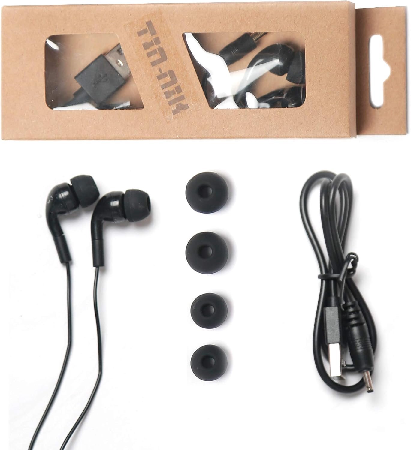 Pocket Radio accessoires - 3,5 mm oortje en USB-oplaadkabel - voor DAB-398S & DAB-379 - ServiceTopper