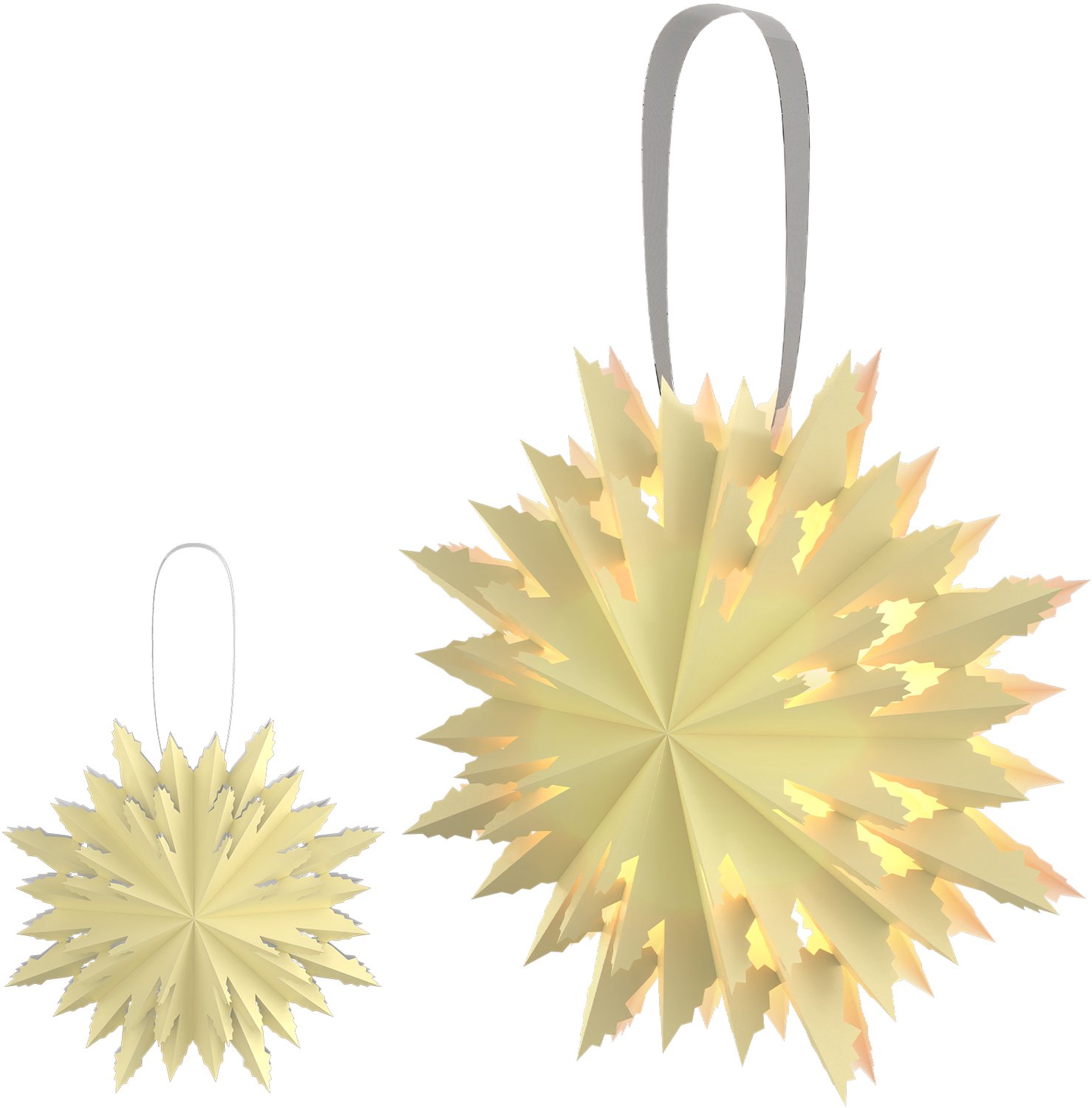 Soontrans Papieren Kerstster 45 cm - 3D Decoratiester Op te Hangen - Bloemvormige Ster voor Raamdecoratie - Wanddecoratie, Woonkamer, Kerstversiering en Feestelijke Interieurdecoratie - Goud