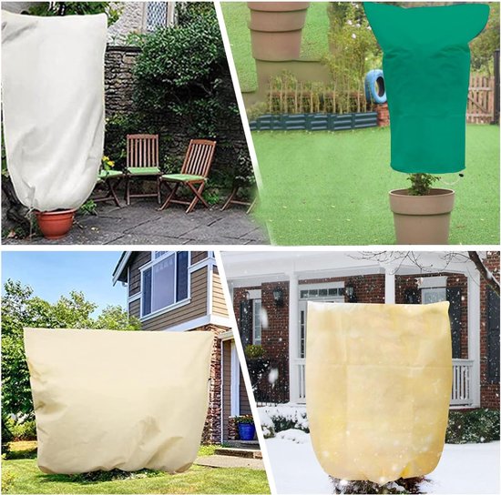 Winterbescherming voor planten, herbruikbaar, 120x180 cm — afbeelding 5