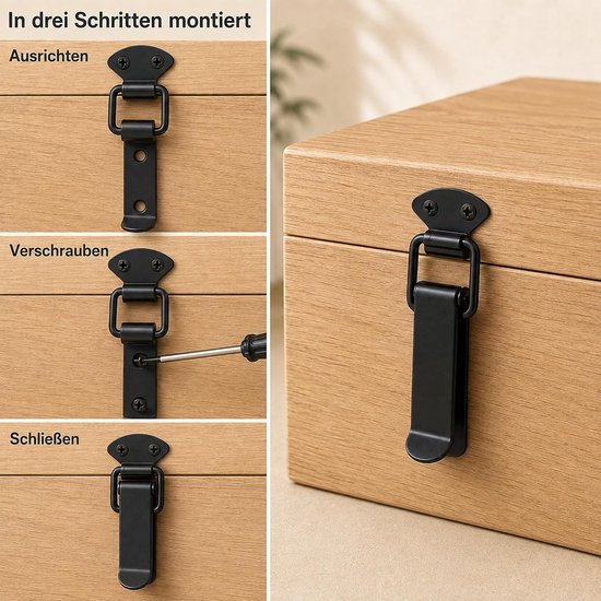 4 stuks spanelementen 129 mm, zonder slotgat, met schroeven — afbeelding 4