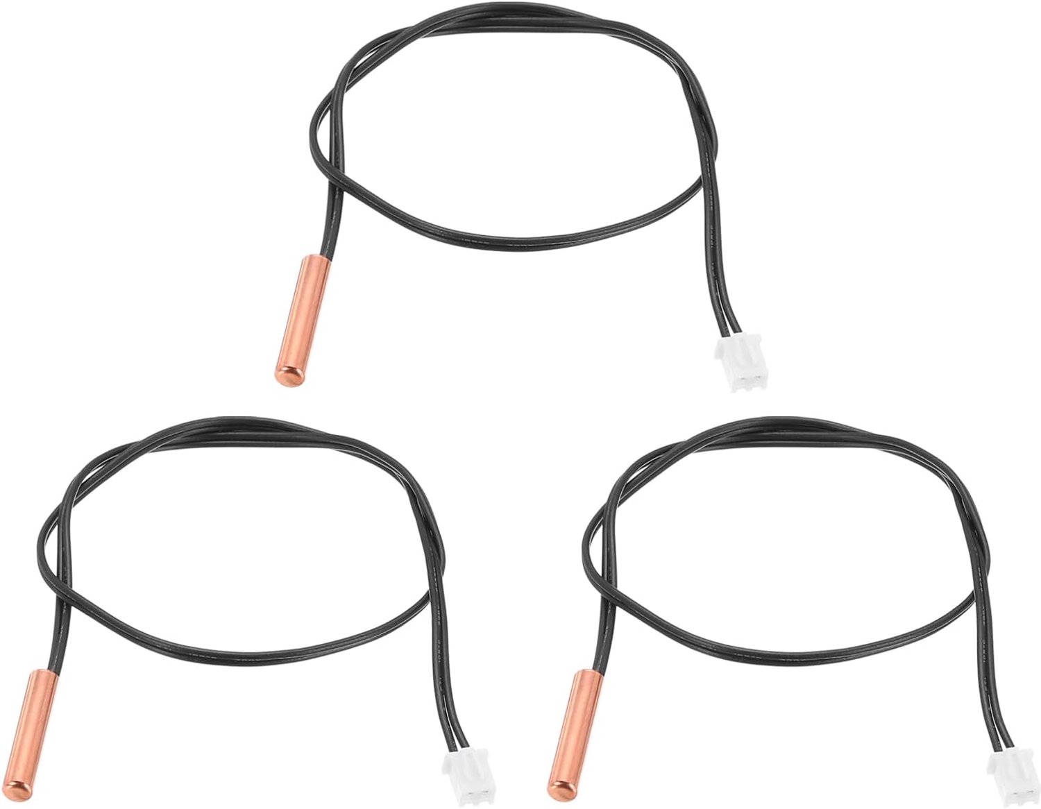 Thermosensorsonde 35,6 cm - kopergevoelig - 50K NTC - ideaal voor elektrische apparaten - 3 stuks - Vemera