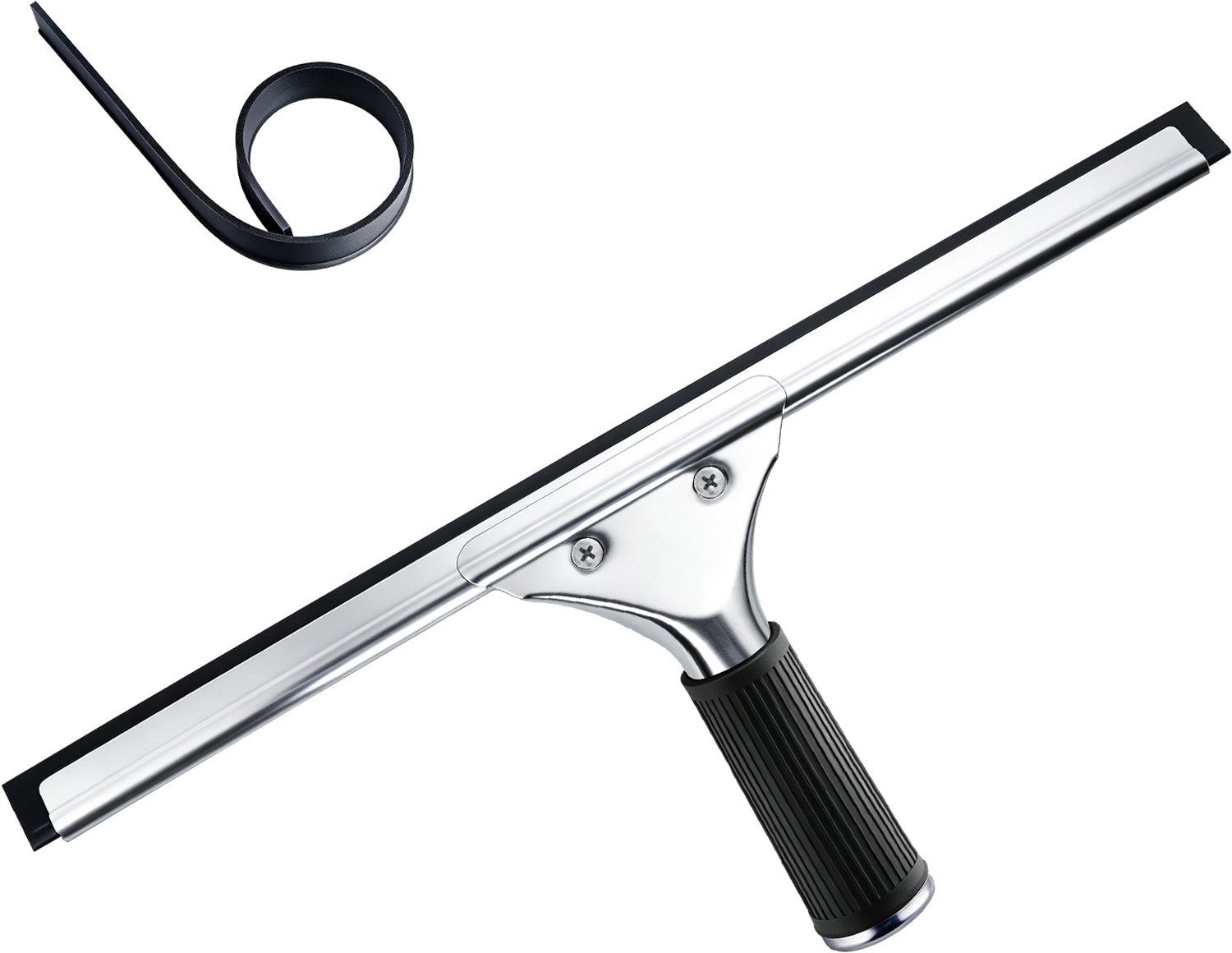 Raamtrekker 35 cm van RVS – Streeploze Glasbewassing – Praktische Raamwisser voor Ramen en Glas