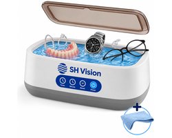 Ultrasoon Reiniger 640 ml – Brillenreiniger – Sieraden Reiniger – Brillenbad – Voor Retainer & Kunstgebit – SH Vision