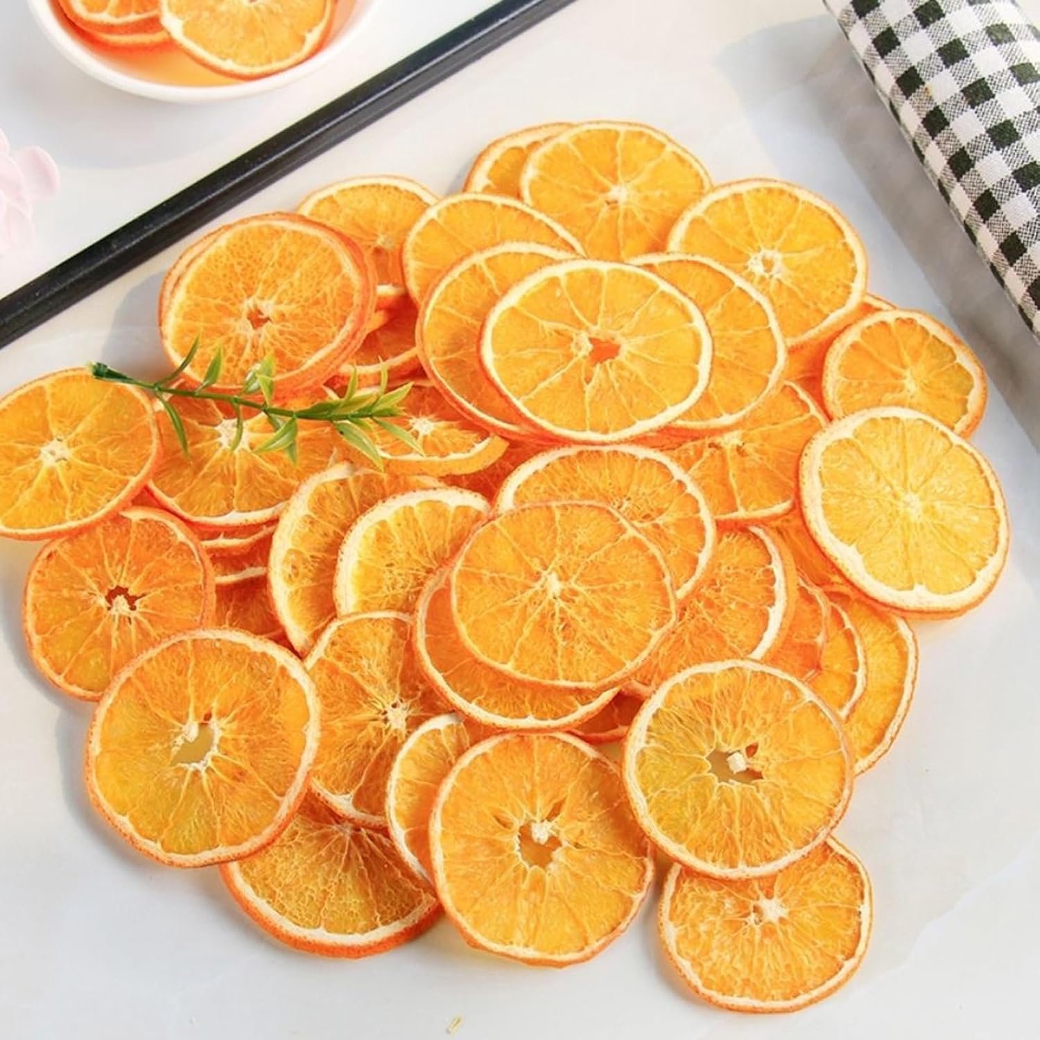 30 gedroogde oranjeschijven