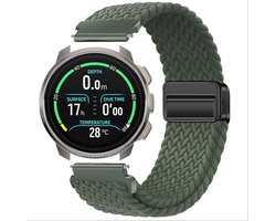 Band compatibel met Suunto Ocean - flexibele nylon gevlochten band - unisex - ideaal voor sportieve activiteiten - m-winkel