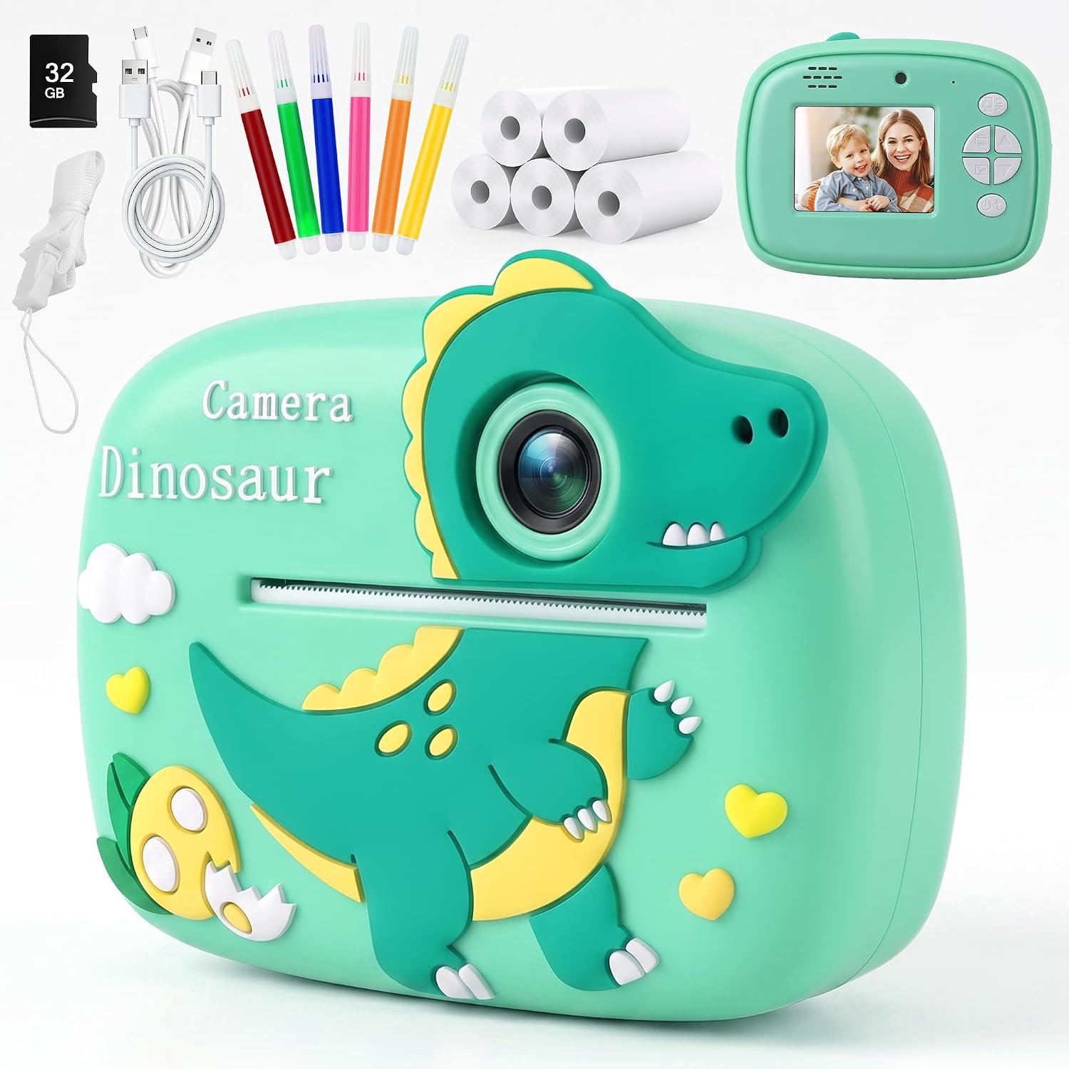 Kindercamera voor direct afdrukken