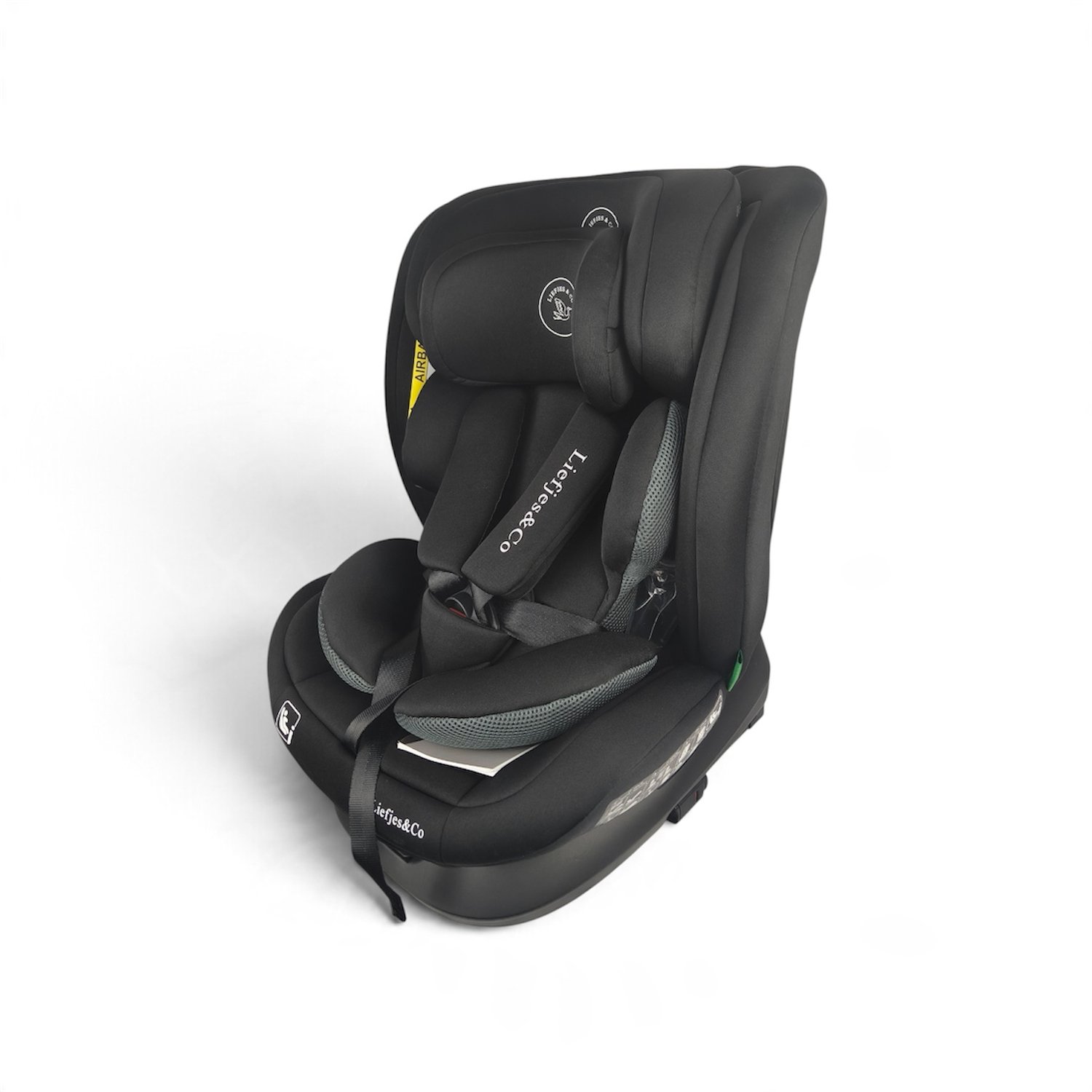 Liefjes & Co Alveris Autostoel 360° Draaibaar – i-Size 4-in-1 – ISOFIX & Top Tether – Groep 0/1/2/3 (40–150 cm)