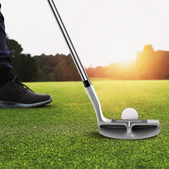 COSTWAY Golf Chipper, 89 cm golfclub met roestvrijstalen kop & antislip handgreep voor rechtshandigen, Pitching Wedge 36 graden voor dames heren van Costway — afbeelding 5