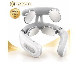TRESTO - Massage Nek - Nek Massage Apparaat - Voor Nek - Nekmassage Apparaat - Nekoplossing - Draadloos - TENS Apparaat - Goudly Nekpulse