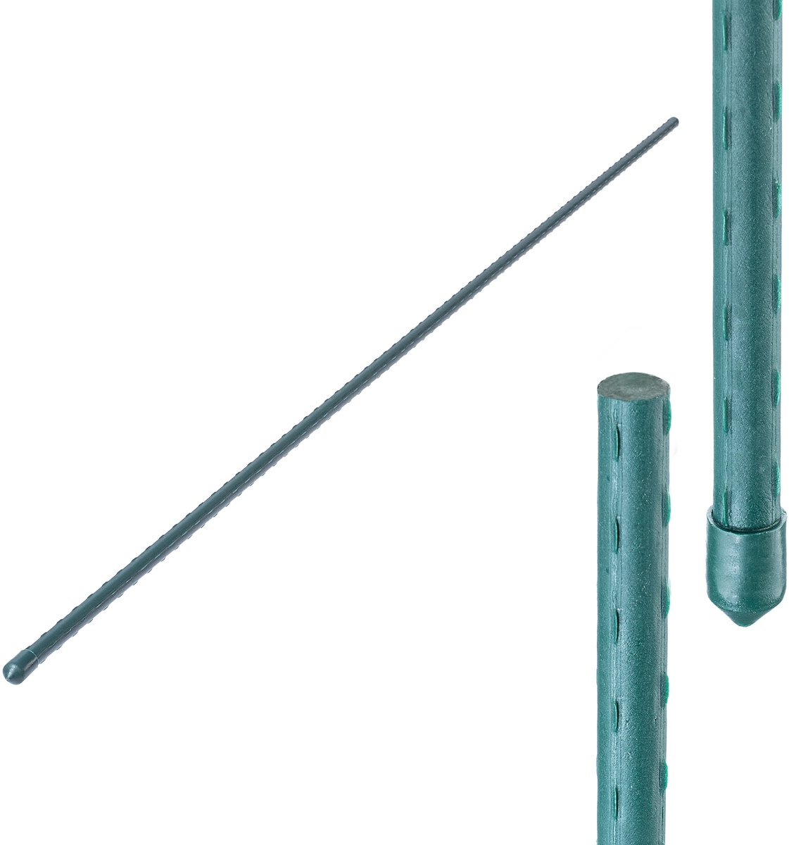 KADAX Plantenpaalsteun 120cm Tomaat Bloemenstok Gecoat Staal 11mm