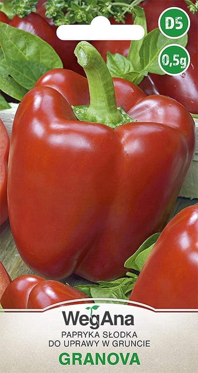 Paprika Granova Zaden - Zoete Rode Groentezaden voor Kweken