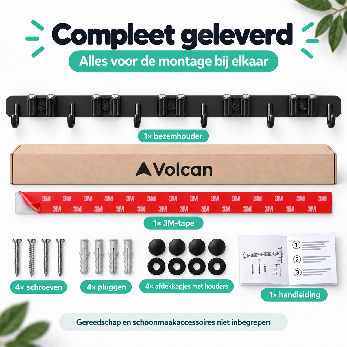 Bezemhouder van Volcan — cadeau in Wonen & Interieur - foto 6