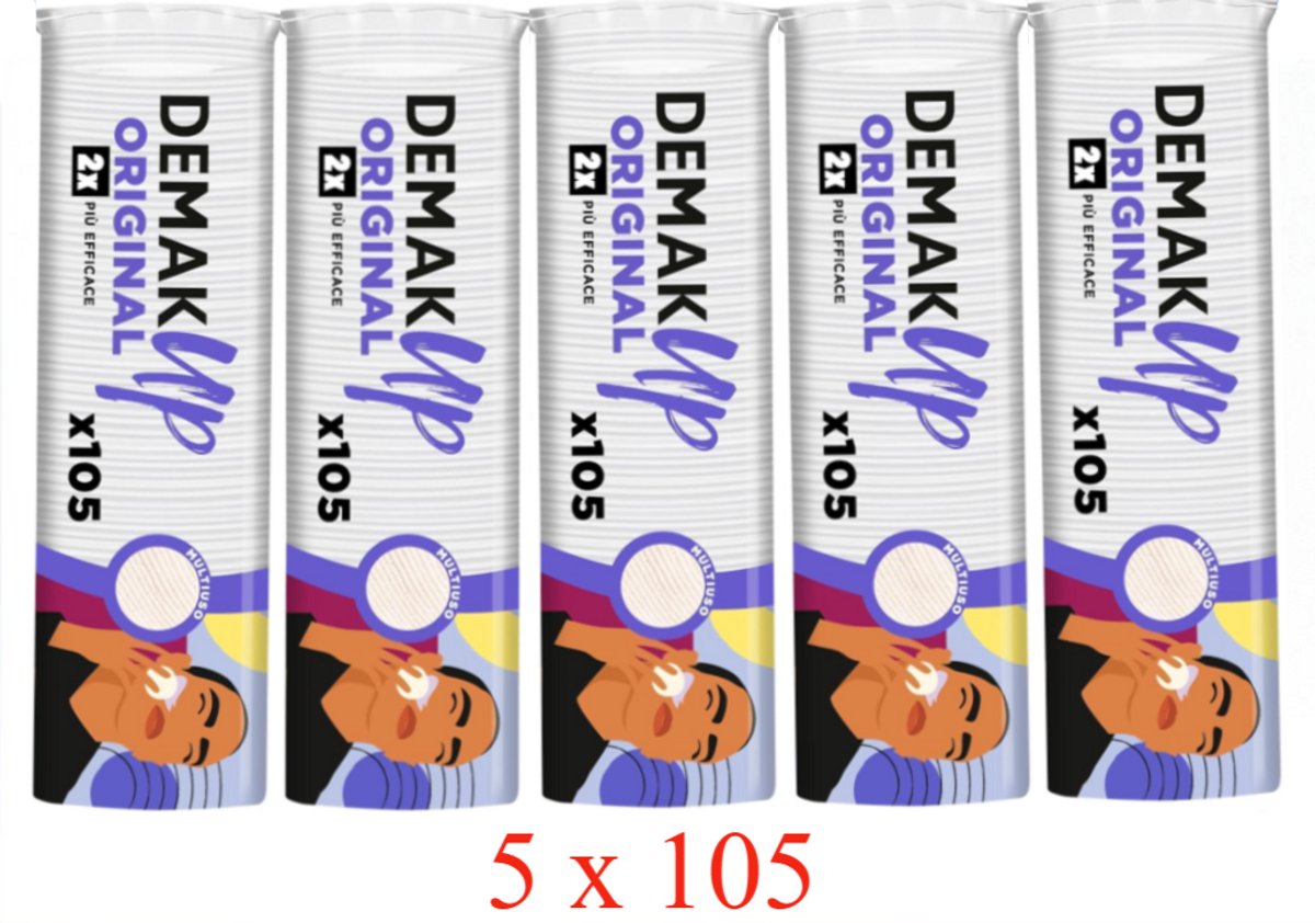 Demak Up Wattenschijfjes Original - Voordeelverpakking 5x105 Stuks