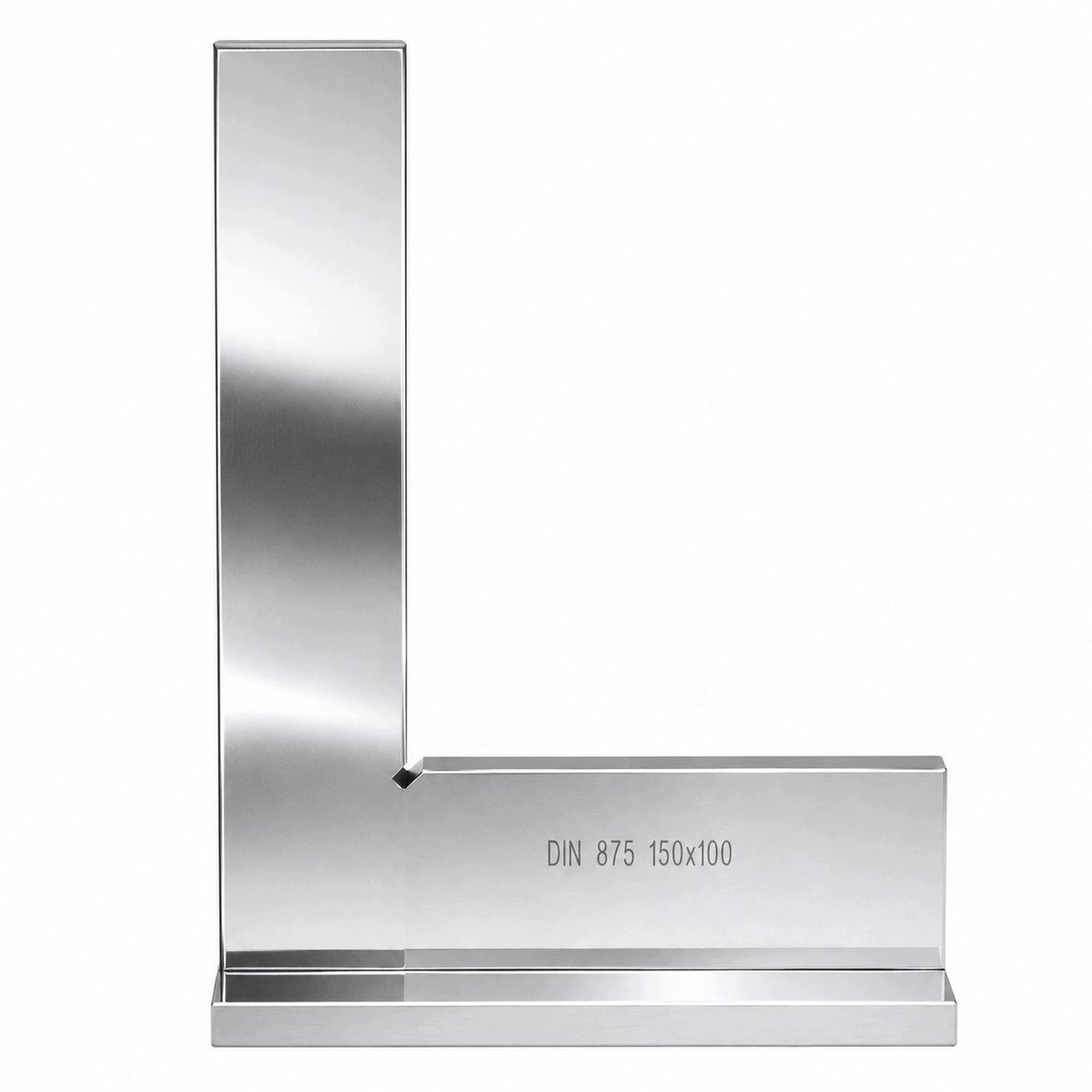 Precisie Hoekliniaal Staal 150x100mm DIN 875 - Merkloos