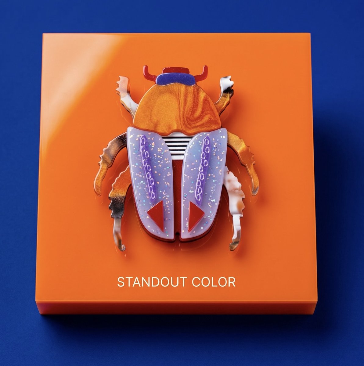 Broche Beetle - plexi - licht gewicht - geschenk - verjaardag - juweel - kado