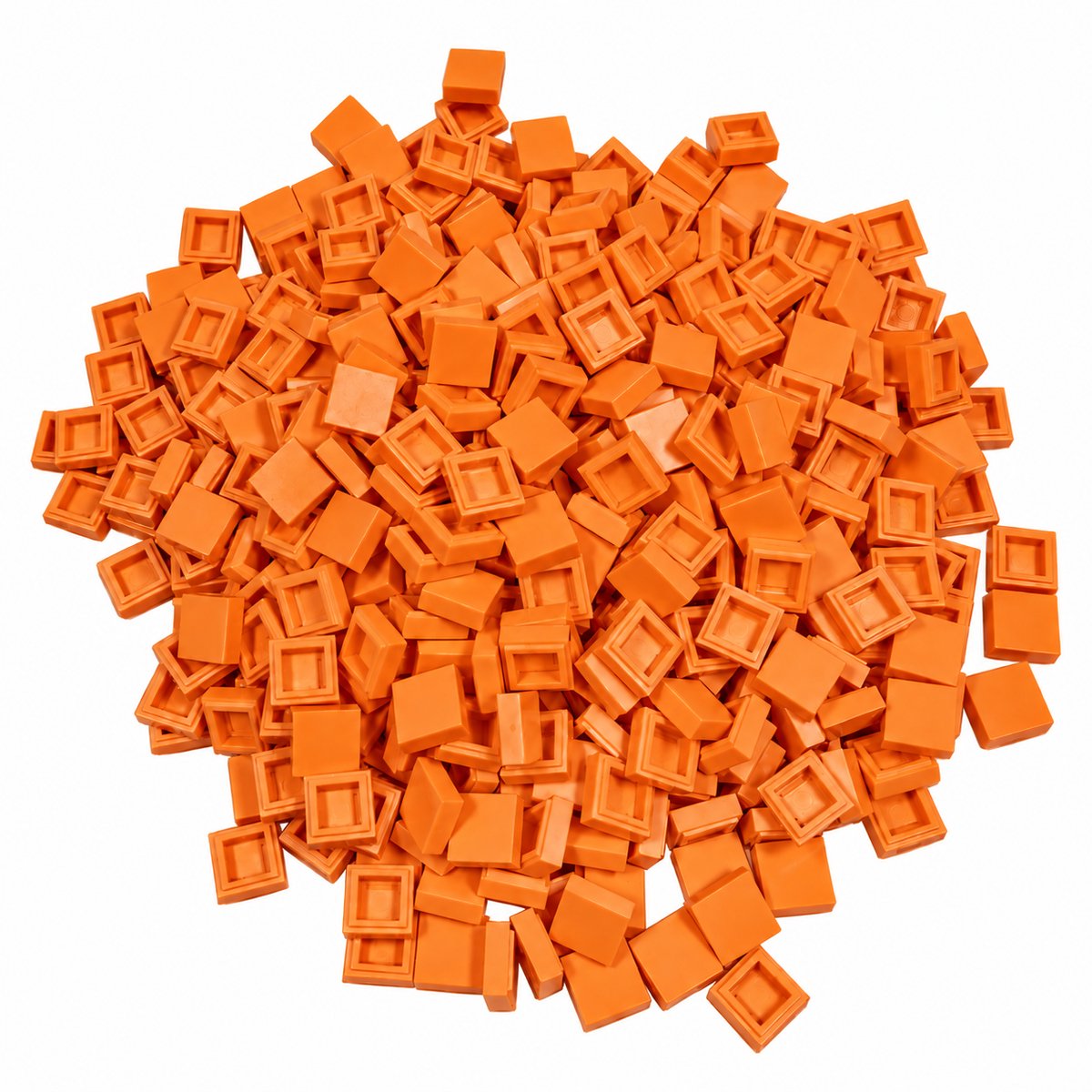 400 Bouwstenen 1x1 tile | Oranje | Compatibel met Lego Classic | Keuze uit vele kleuren | SmallBricks