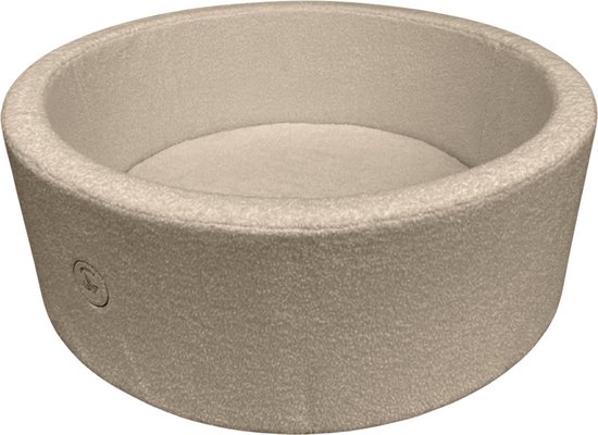 Liefjes & Co Teddy Beige Ballenbak Rond met 200 BPA-vrije Ballen – Baby & Kinder Ballenbad – Zacht Foam – Speelgoed — afbeelding 5