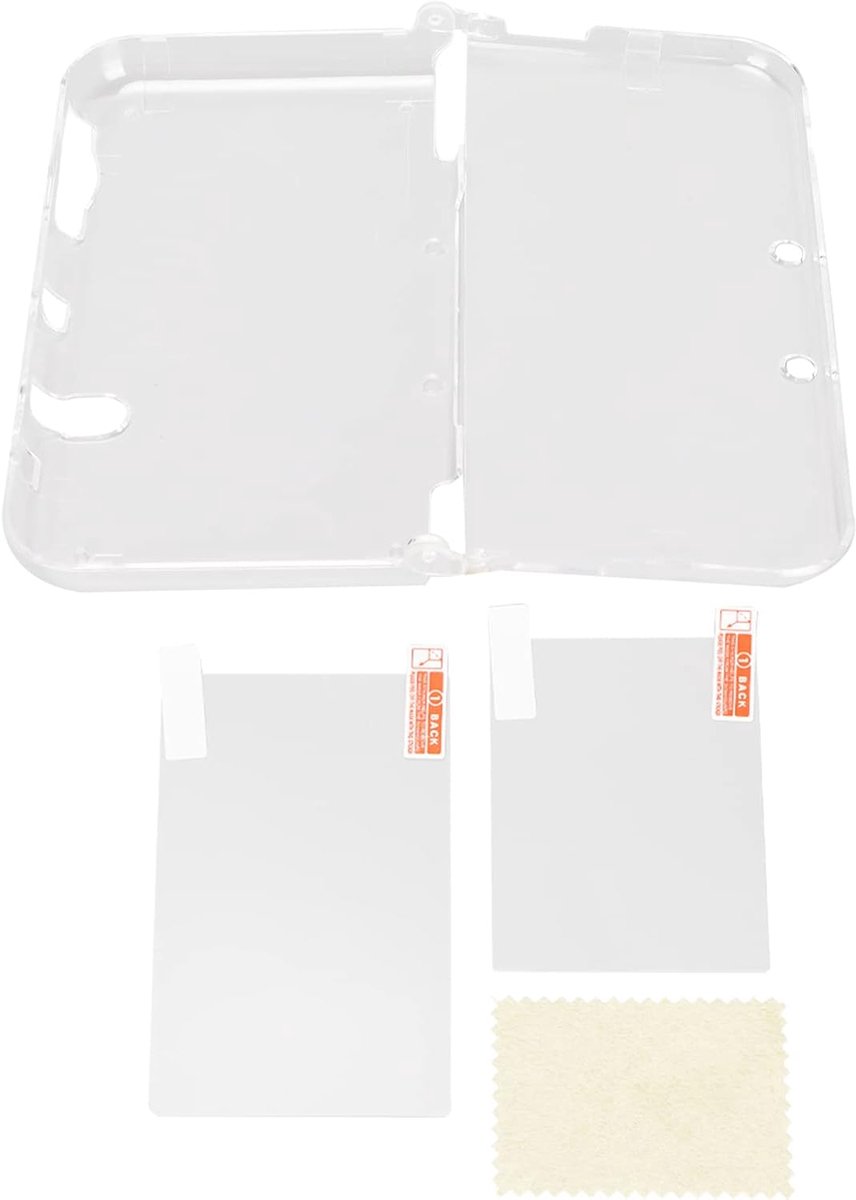 3DS LL Case, PC Transparante Hoge Sterkte Beschermhoes Cover Skin, Krasbestendigheid Hard Shell Compatibel met 3DS LL