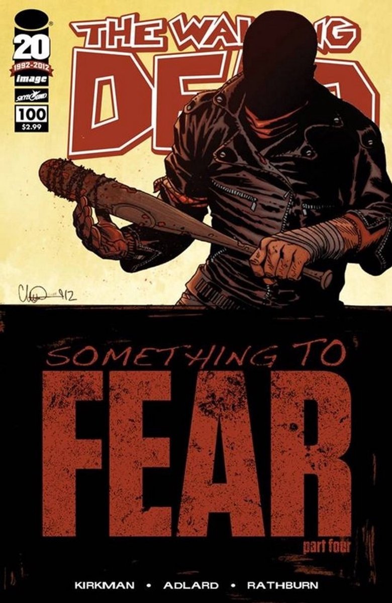 The Walking Dead #100 - Eerste verschijning van Negan