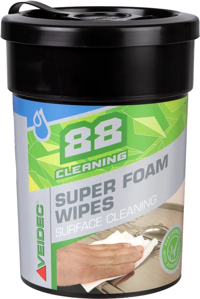 Super Foam Wipes_Veidec (64 doekjes)