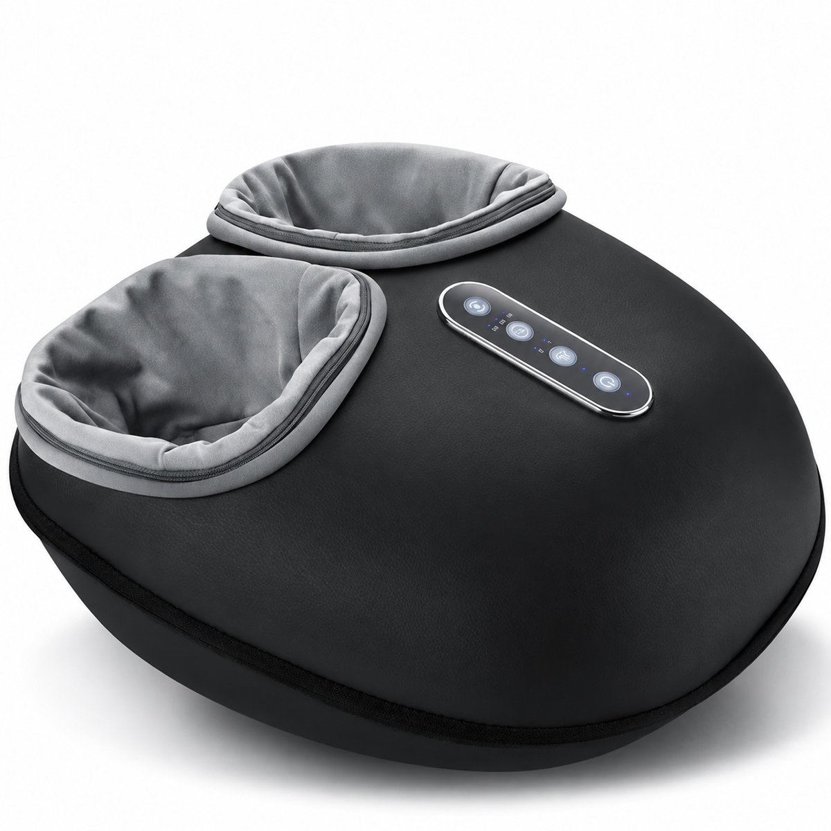 DeltaMerch Voetmassage apparaat - Warmte & Luchtcompressie - 3 Massageprogramma’s - 2 Intensiteiten - 15 Min Timer - 30W - Zwart