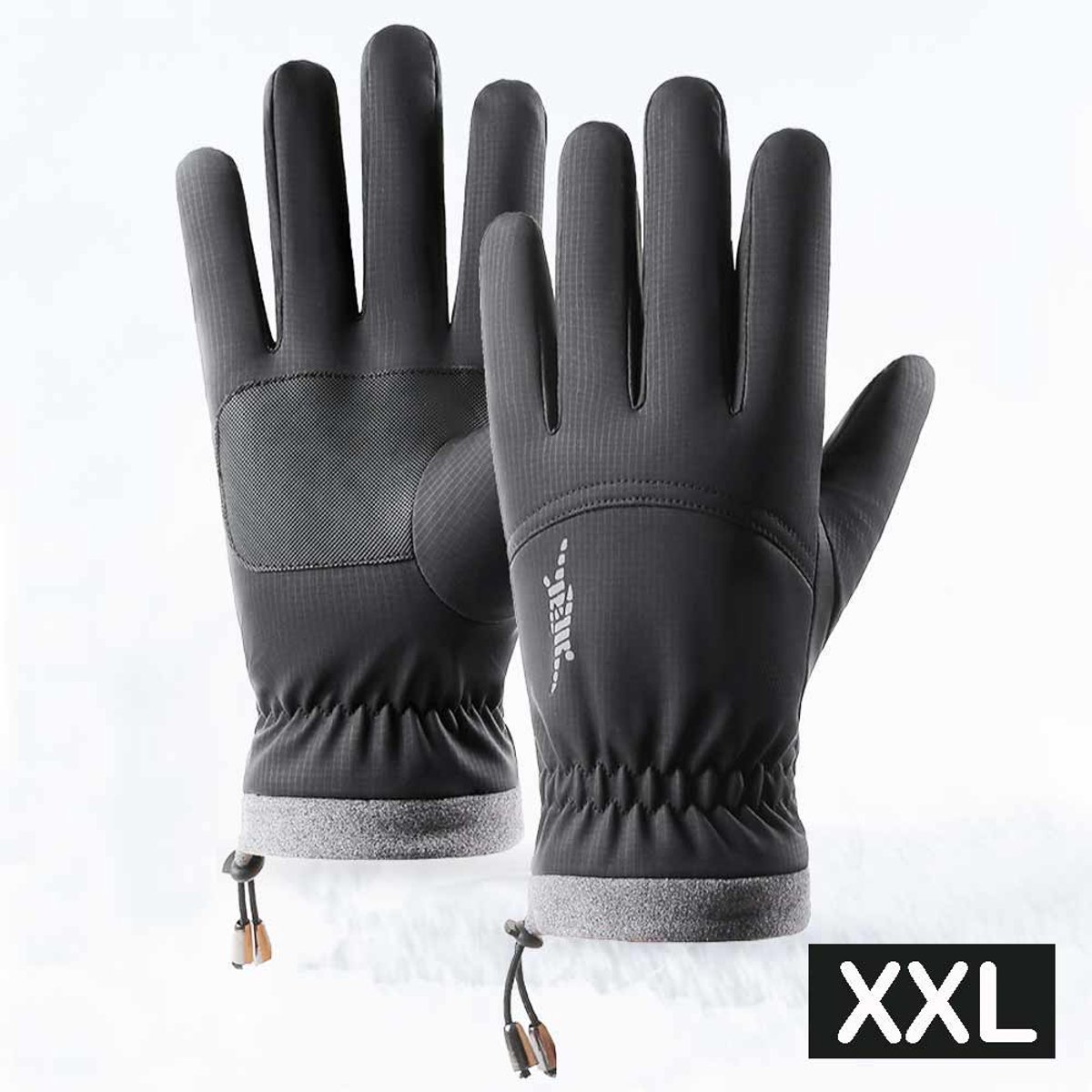 Meedeer XXL Universeel Winterhandschoenen voor Heren/Dames-Warme Handschoenen-Touchscreen-Antislip-Voor Hardlopen-Motorfiets-Fietsen-Wandelen