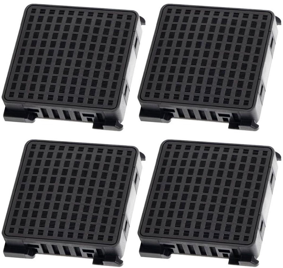 SSTRWGOOD 4 Stuks Luchtfilter voor Koelkast - Aktivkohlefilter - Geschikt voor Liebherr Refrigerators 9096989 9882460 7440021-00 - Plastic - Fresh Air Filter Set