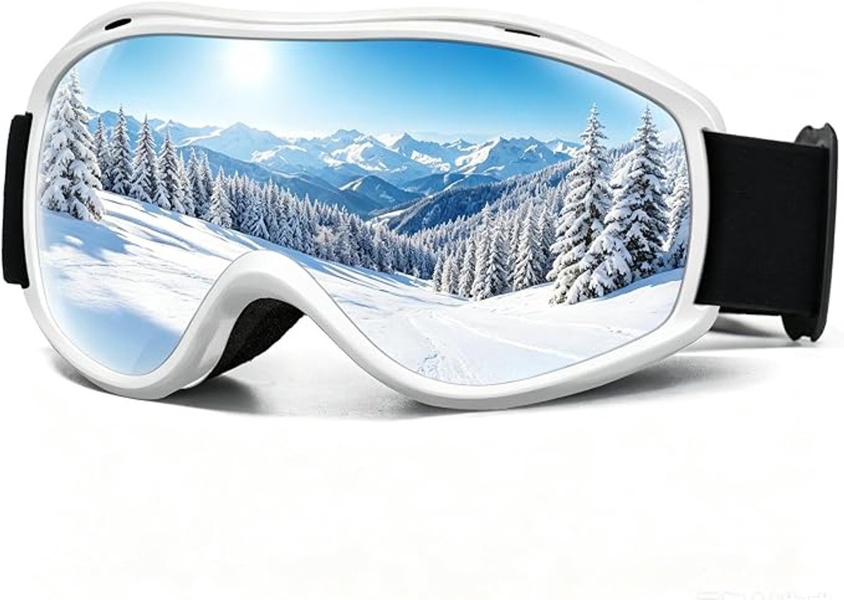 Ski Goggles OTG - Snowboardbril - Anti Fog - UV400 Bescherming - Dubbele Lens - Helmvriendelijk - Skiën, Snowboarden, Sneeuwscooter - Heren Dames Jeugd