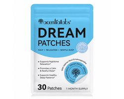 Slaappatches voor Nachtrust & Ontspanning – Valeriaan, Ashwagandha, L-Theanine & Hop – 30 Stuks