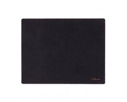 Olivivo® Muismat Zwart - 30x25 CM - Anti Slip - Waterproof - Desktop mat