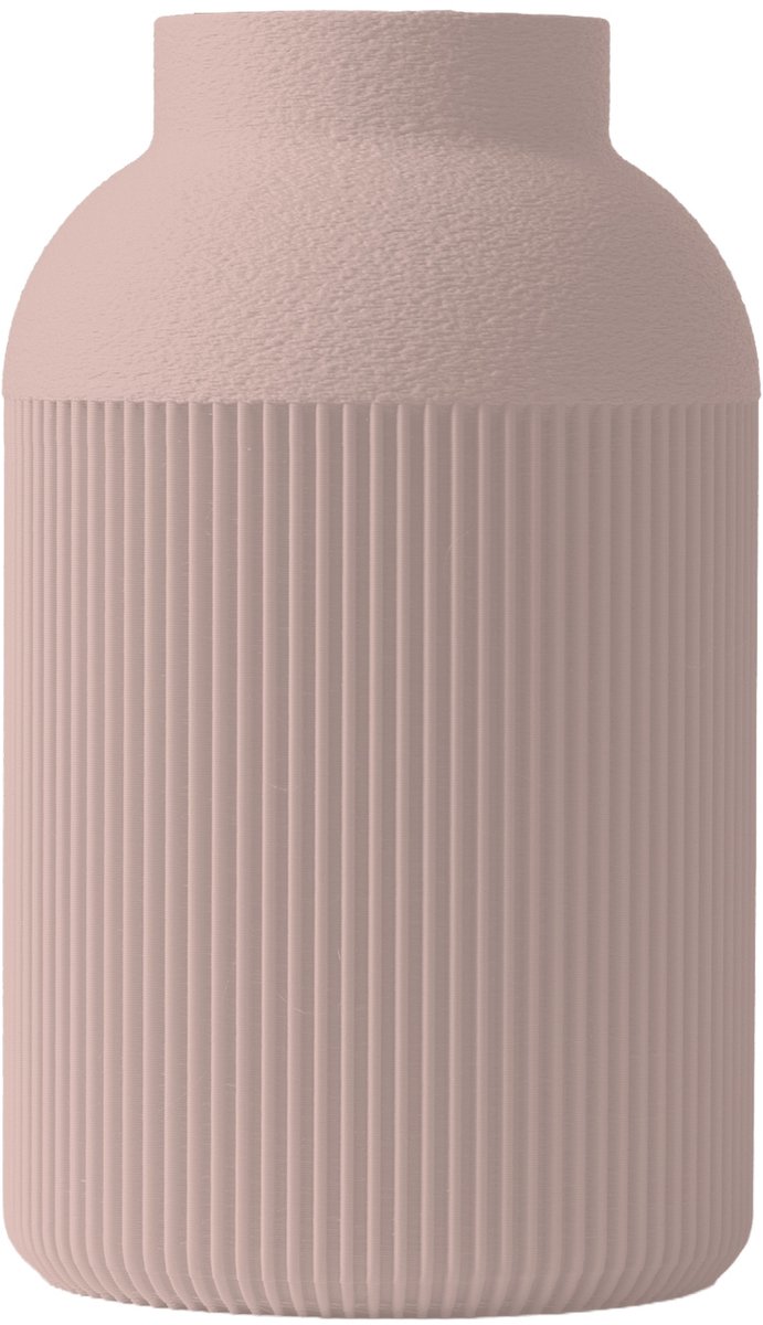 Layvo Paxon Vaas - Bloesem - 20 cm - droogbloemen vaas - moderne vaas - gerecycled plastic